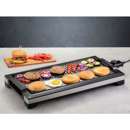 Grill elektryczny stołowy 59,5cm 2200W Delimano Deluxe Noir
